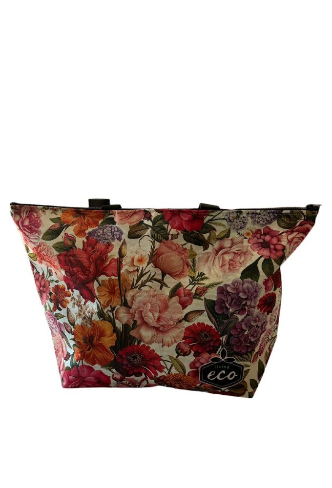 RPET Pink Peonies Tote